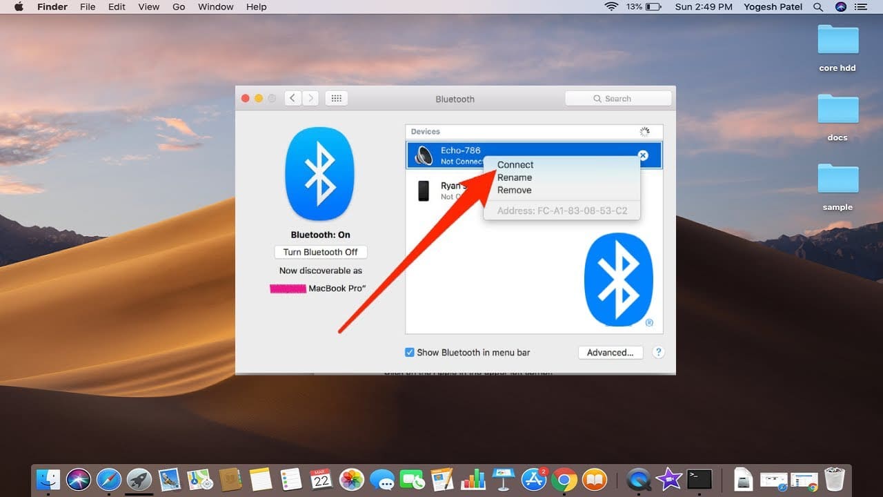 Connect Bose speakers to a Mac