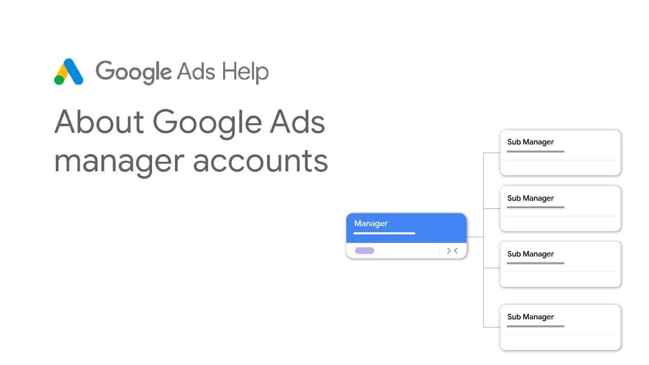 Create a Google Ads Manager Account