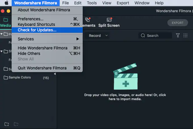 Uninstall Filmora on Mac